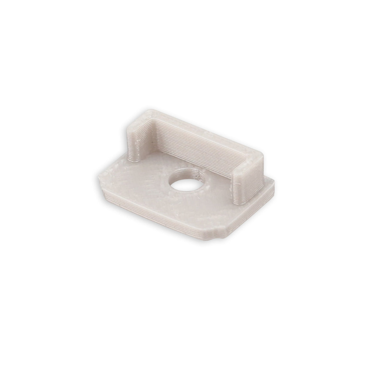Profielaccessoire | Eindkap E203 met kabeldoorvoer | tegelprofiel eindafwerking | 1 stuk