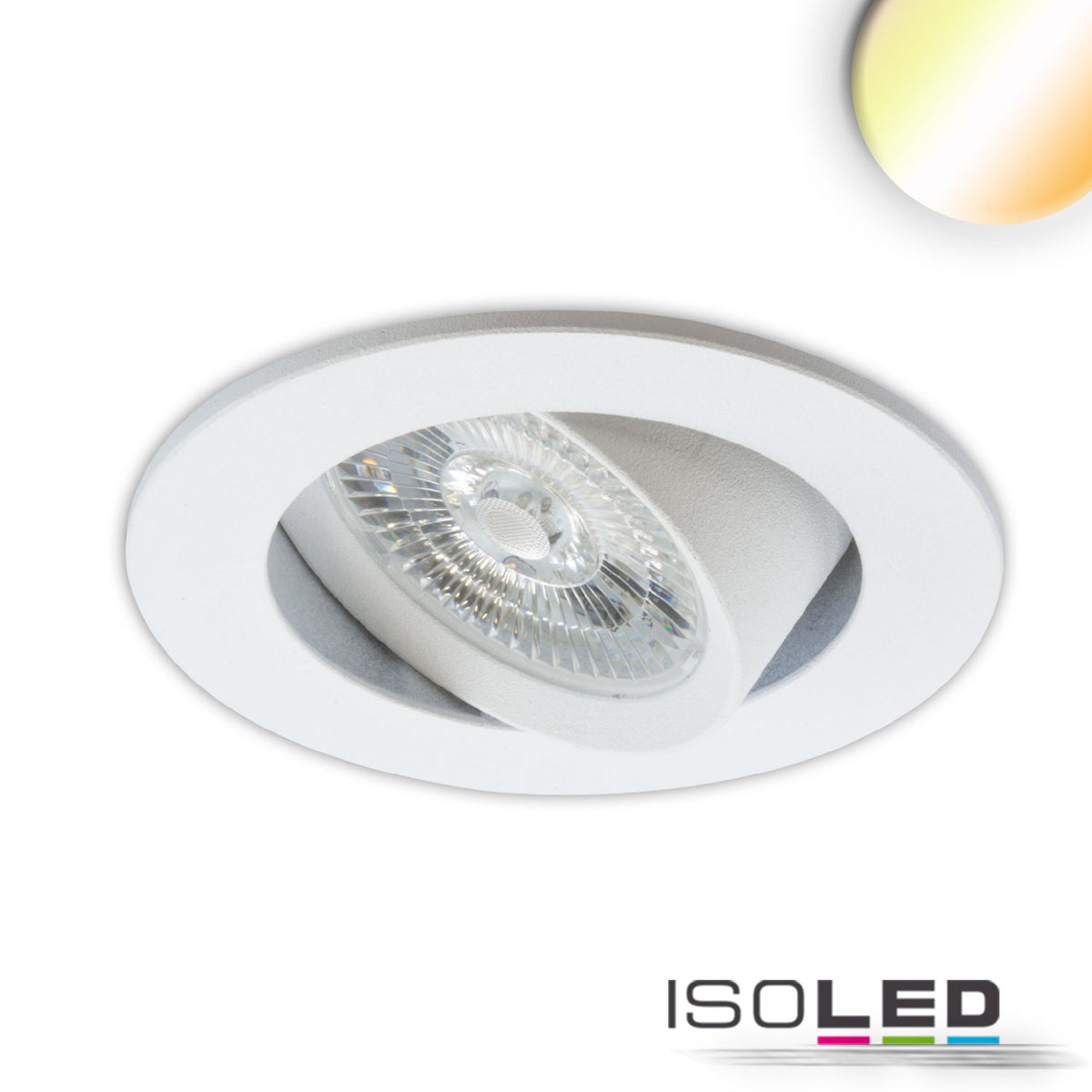 Sunset Slim68 | Inbouwspot | wit | rond | dim-to-warm | 9W | 1800-2800K
