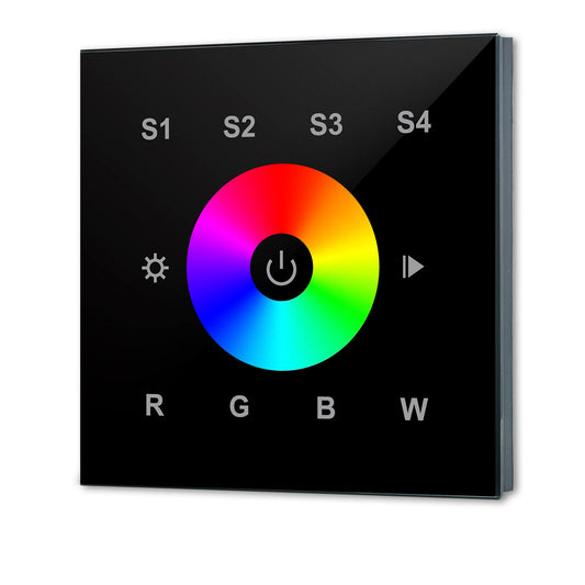 DALI DT8 | Controller | RGB+W touch master | 1 groep | inbouw | zwart