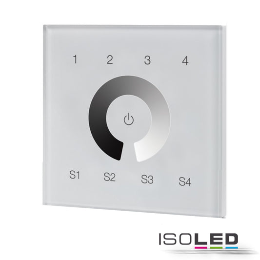 DALI | Dimmer | touch master | 4 groepen / 4 scènes | inbouw | wit