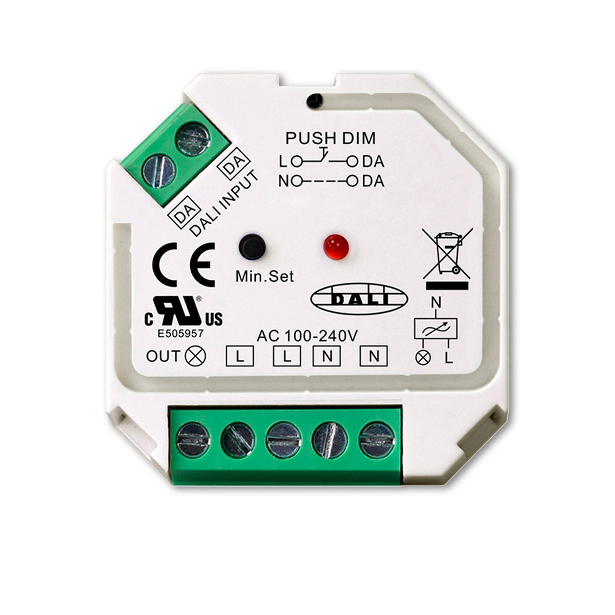 DALI-2 DT6 | Dimmer | fase-afsnijding | Push | 230V | 400VA