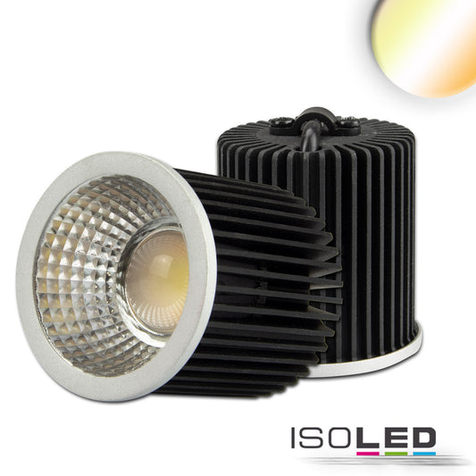 LED-lamp | GU10 dynamic white | 3-polig | 2700K tot 5700K | 8W | 24V | 60° | zilver