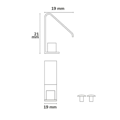 Sys-Wall | Installatiemateriaal | Montageveer/clip | 2 stuks