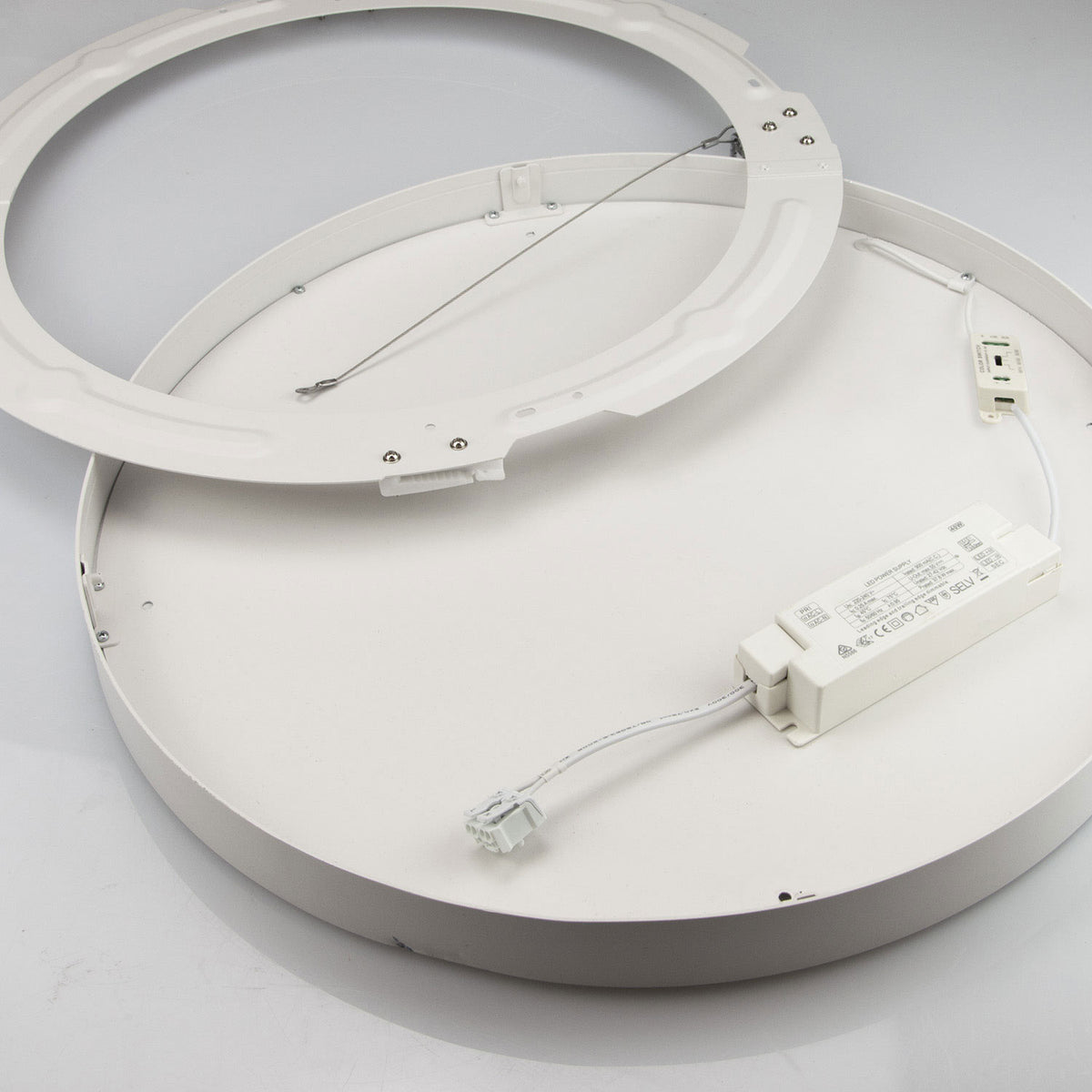 PRO | Plafondlamp | zwart | rond | DN500 | ColorSwitch 2700K/3000K/4000K | 36W | dimbaar