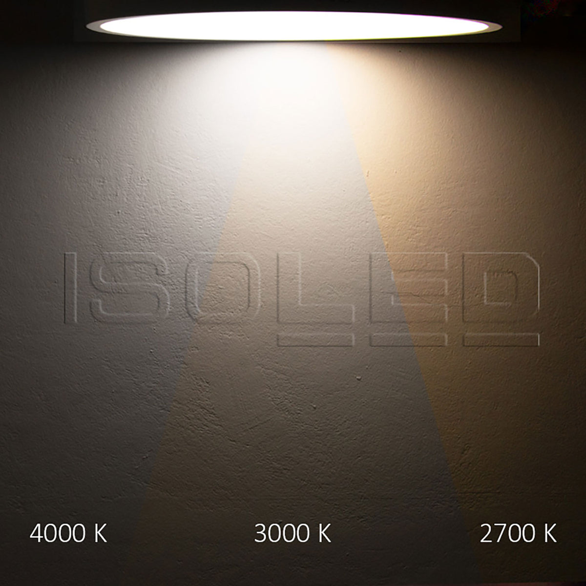 PRO | Plafondlamp | wit | rond | DN500 | ColorSwitch 2700K/3000K/4000K | 36W | dimbaar