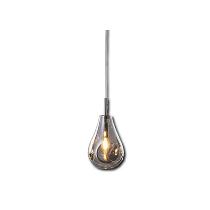 Hanglamp | zwart glas | E14 | 50-300cm