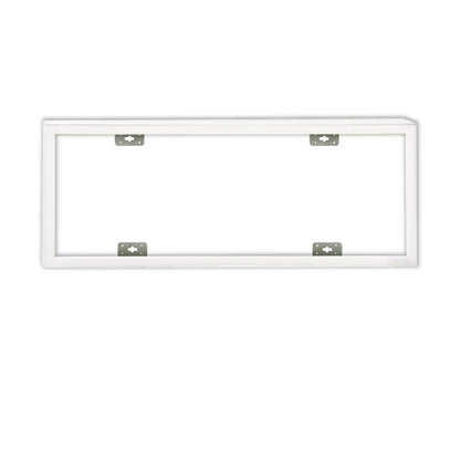 Installatiemateriaal | Opbouwframe voor LED paneel 300x1200 | hoogte 7cm | wit