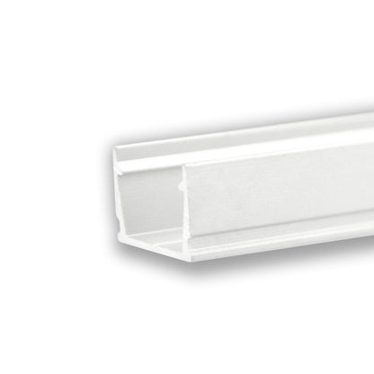 SURF10 | Aluminium profiel | opbouw | wit RAL 9010 | 300cm