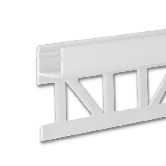 UP8 | Aluminium profiel | tegelprofiel | wit RAL9003 | 200cm