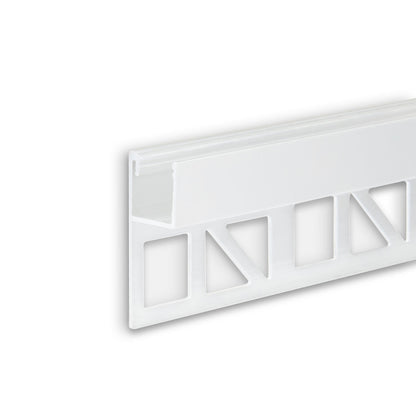 UP10 | Aluminium profiel | tegelprofiel | wit RAL9003 | 200cm
