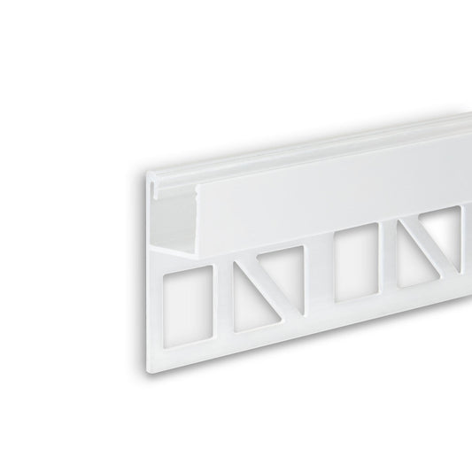 UP10 | Aluminium profiel | tegelprofiel | wit RAL9003 | 200cm