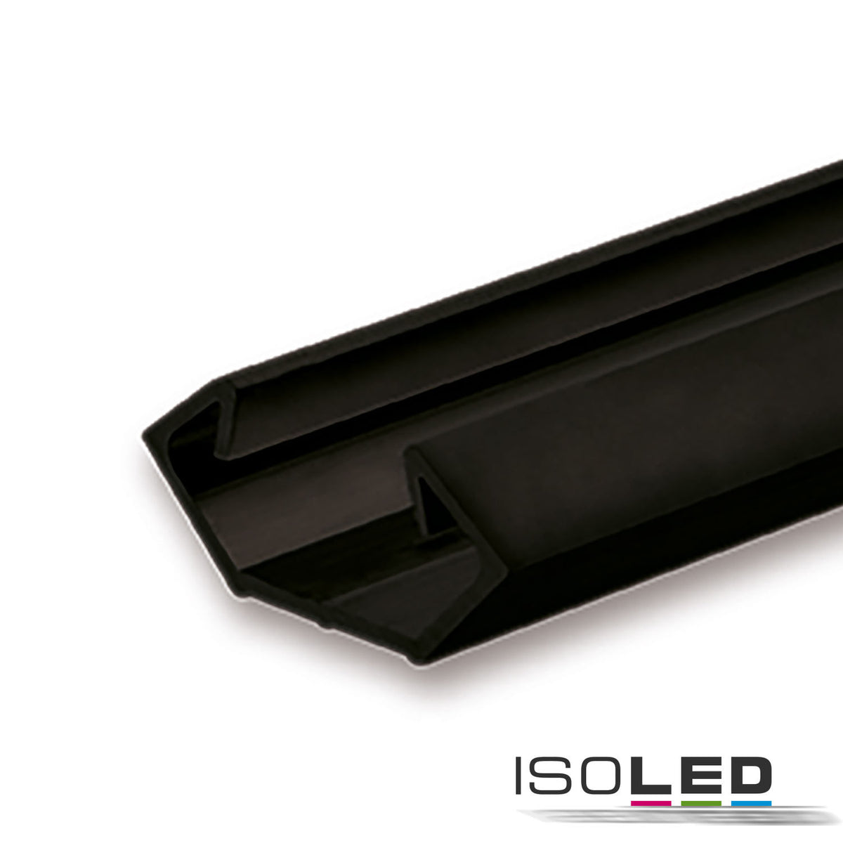 CORNER11n | Aluminium profiel hoek | zwart RAL9005 | 200cm
