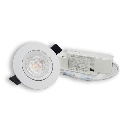 Slim68 | Inbouwspot | rond | 3000K | 9W | DALI dimbaar | wit