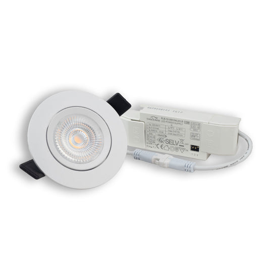 Slim68 | Inbouwspot | rond | 3000K | 9W | DALI dimbaar | wit