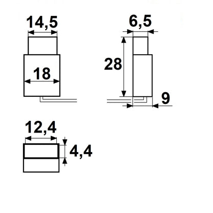 O1-212 | Connector | kabelverbinder 200cm | voor IP68 LED-strip 12mm