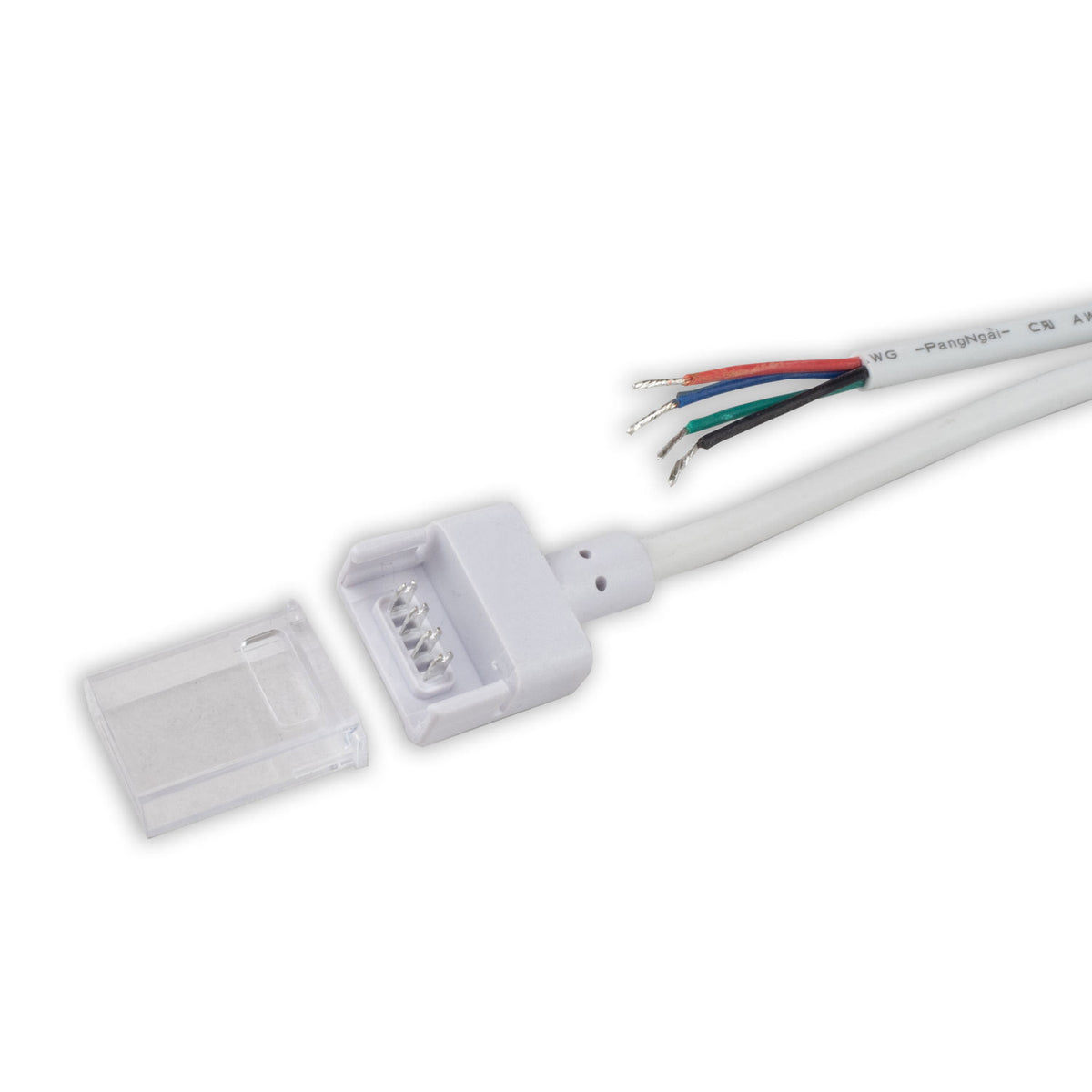 O1-412 | Connector | kabelverbinder 200cm | voor IP68 LED-strip 12mm 4-polig
