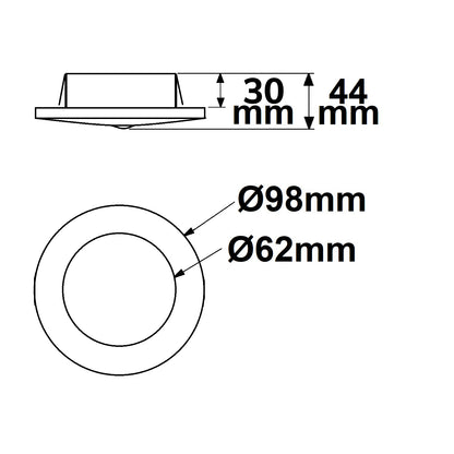 DALI-2 | Sensor | PIR aanwezigheidssensor inbouw | master | 3m
