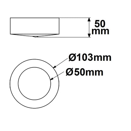 DALI-2 | Sensor | PIR bewegingssensor opbouw | master | 12m | zwart