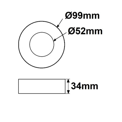 DALI-2 | Sensor | Opbouwbehuizing voor master PIR aanwezigheidssensor