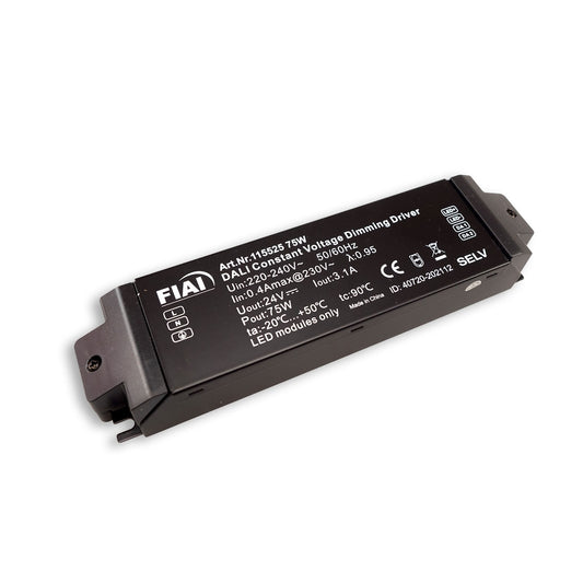 LED driver | PWM | 24V | 0-75W | IP20 | Push/DALI-2 dimbaar | SELV