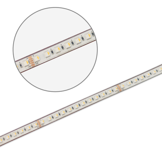 AQUA RGB+WW 48V | LED-strip | 4in1 | 20m | 19W/m | 96 LED/m | 48V | IP68