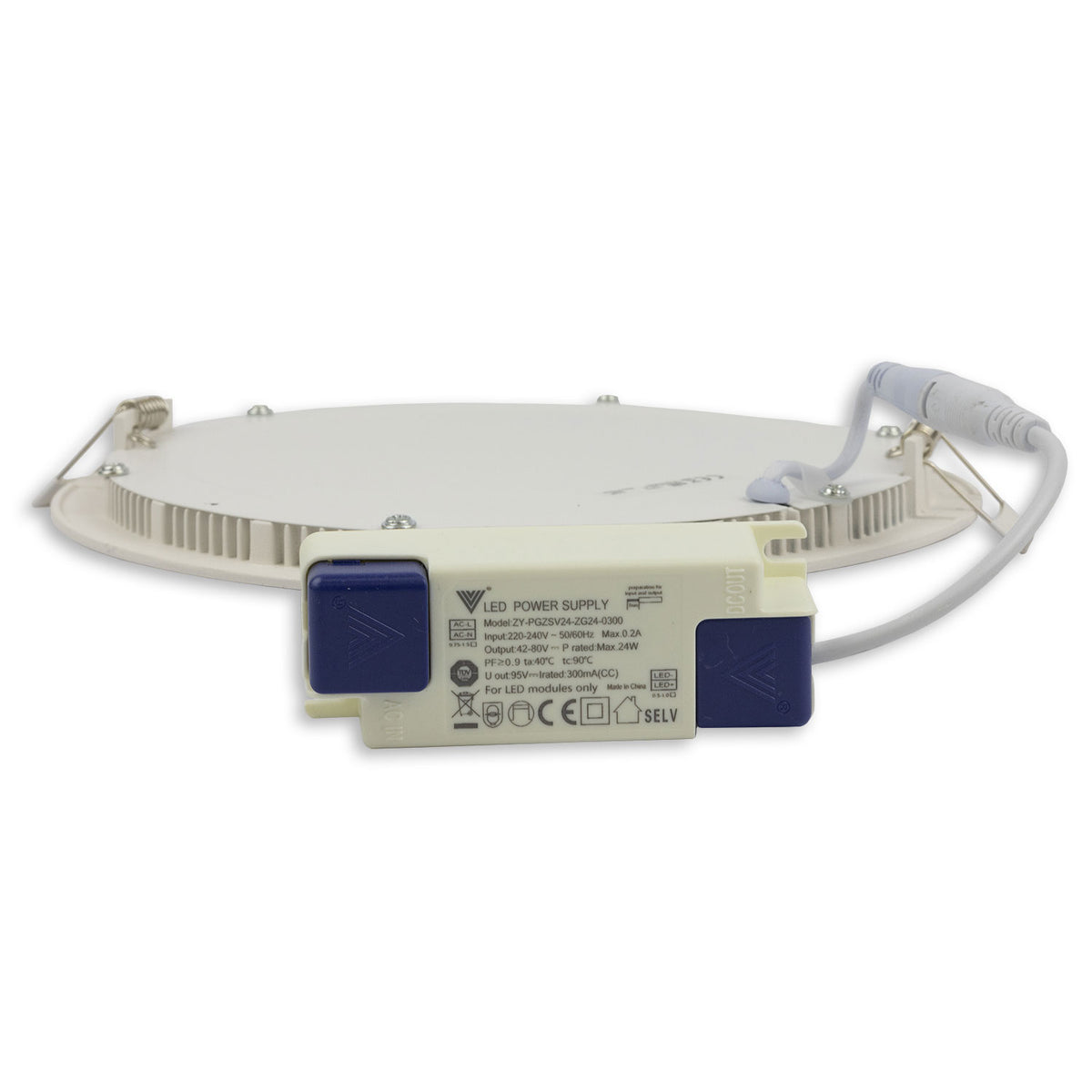 Downlight | rond | ultraplat | wit | ColorSwitch 3000K/3500K/4000K | dimbaar