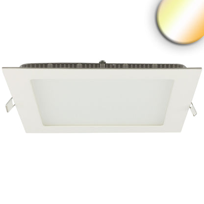 Downlight | vierkant | ultraplat | wit | 225x225mm | ColorSwitch | dimbaar | 18W