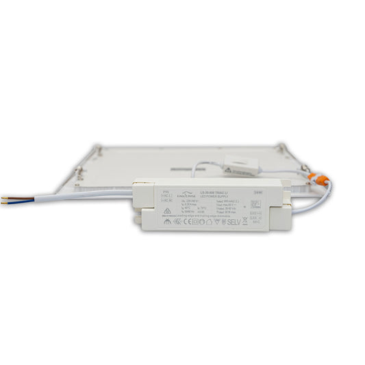 Downlight | vierkant | ultraplat | wit | 300x300mm | ColorSwitch | dimbaar | 24W