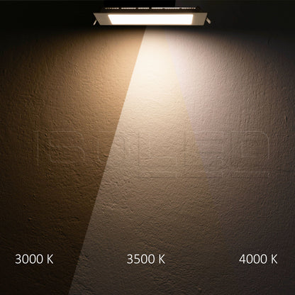 Downlight | vierkant | ultraplat | wit | 300x300mm | ColorSwitch | dimbaar | 24W
