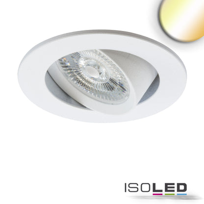 Slim68 | Inbouwspot | rond | dynamic white 2700K tot 5700K | 6W+6W | 24V | wit