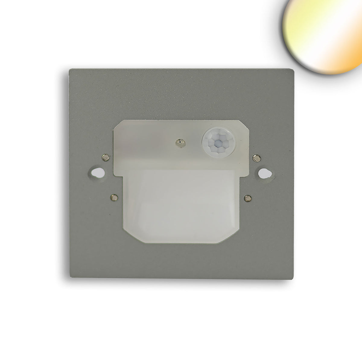 Sys-Wall68 | Wandinbouwarmatuur | ColorSwitch 3000/4000/6000K | 2W | PIR sensor | 230V