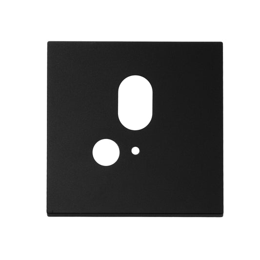 Sys-Wall68 | Afdekplaat | vierkant 1 | zwart | voor PIR versie