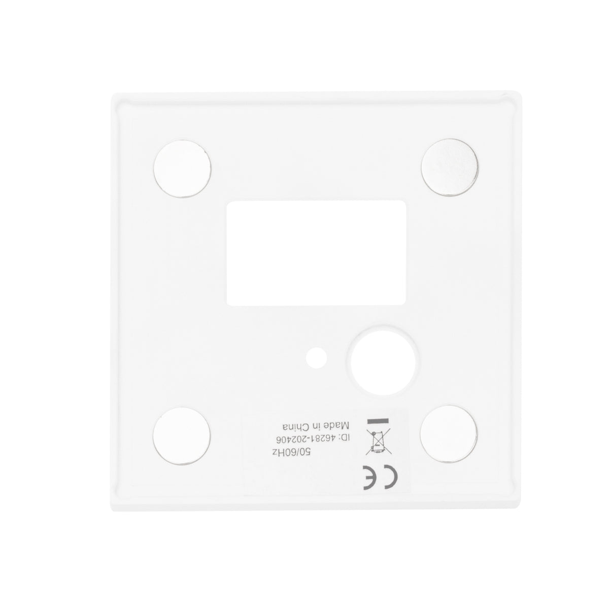 Sys-Wall68 | Afdekplaat | vierkant 3 | wit | voor PIR versie