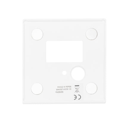 Sys-Wall68 | Afdekplaat | vierkant 3 | wit | voor PIR versie