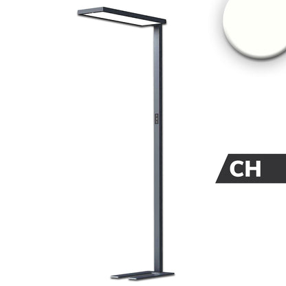 Office Pro | Vloerlamp | up&down | 4000K | 80W+20W | UGR<19 | touch-dim | CH-stekker