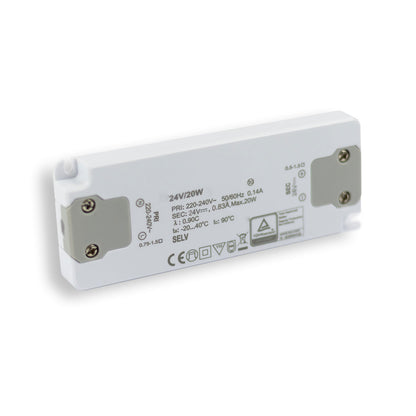 LED driver | 24V | 0-20W | SELV | ultraplat