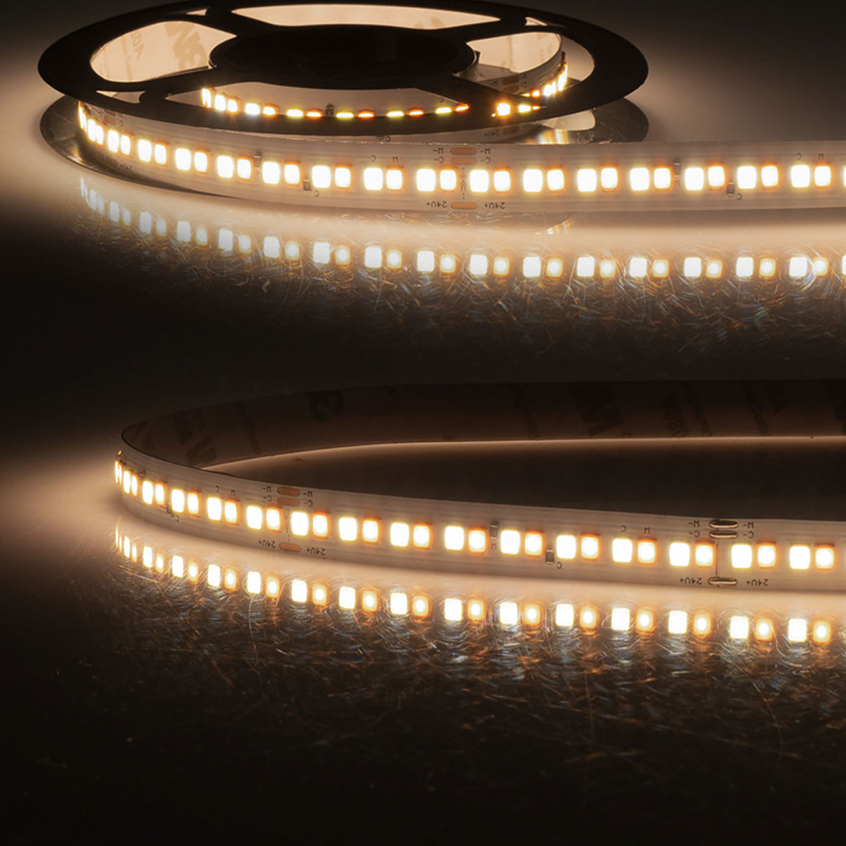 HEQ919/960 Linear CCT | LED-strip | 5m | 1900-6000K | 7W+7W | 24V | IP20