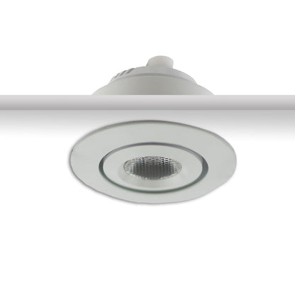 MiniAMP | Inbouwspot | wit | 12V | dimbaar | 100cm kabel | 3W | warm wit