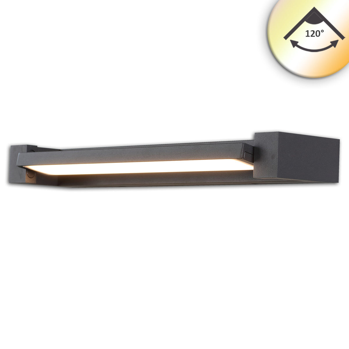 Wandlamp | zwenkbaar | CCT 2700/3000/4000K | 20W | 700mm