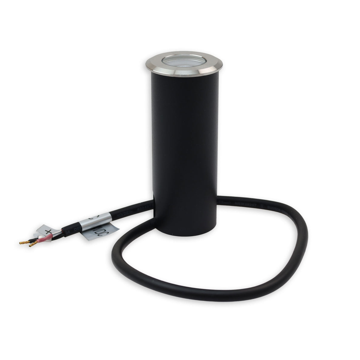 Grondspot | rond 45mm | 3000K | 3W | 30° | 12-24V | IP67 | RVS