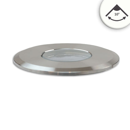 Grondspot | rond 55mm | 3W | 12-24V | IP67 | RVS