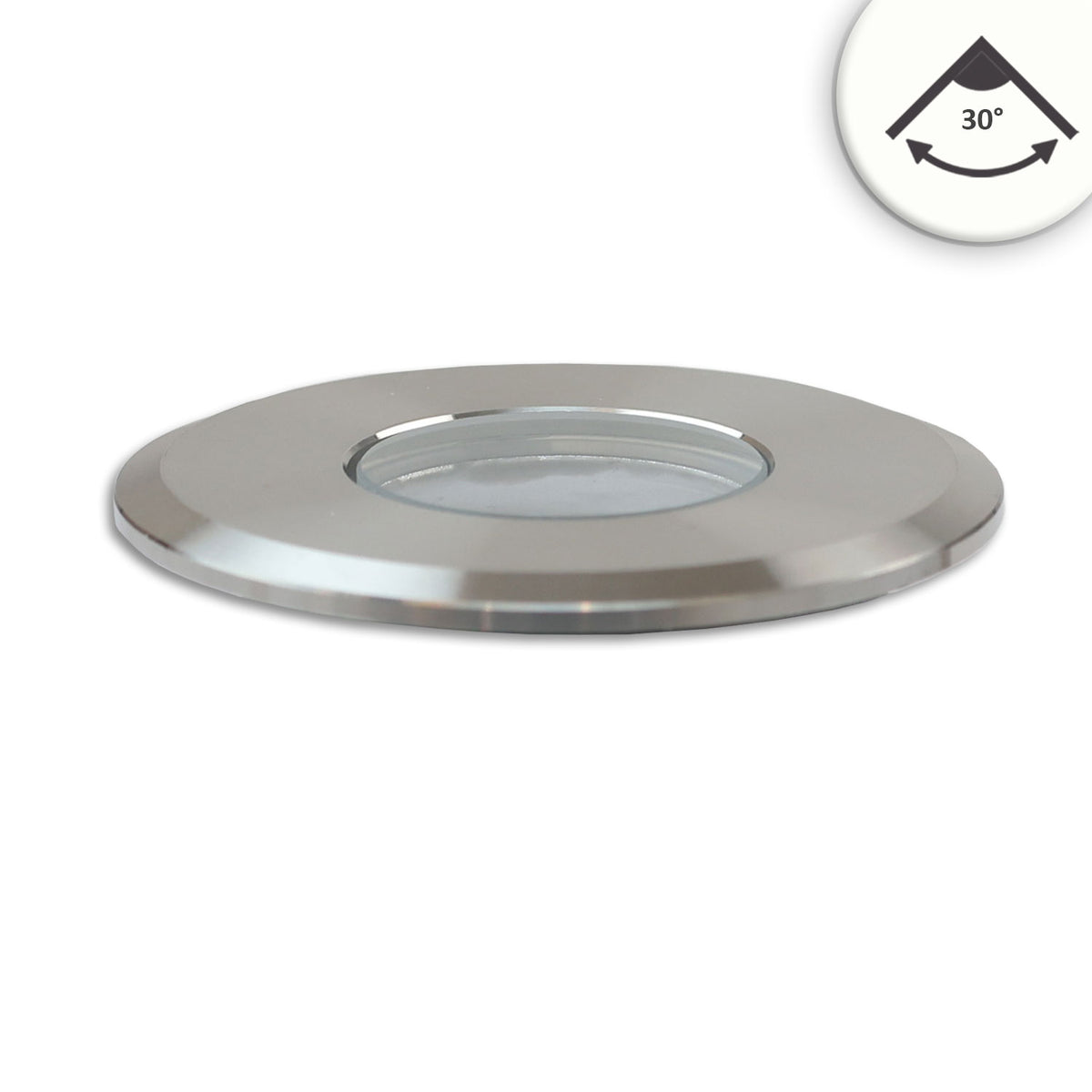 Grondspot | rond 55mm | 3W | 12-24V | IP67 | RVS