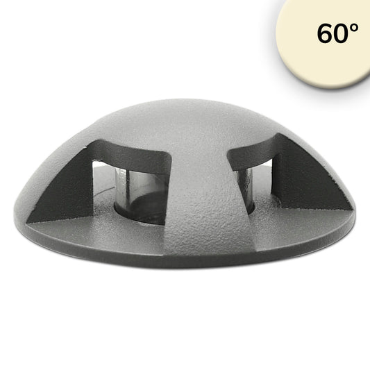 4SIDE | Grondspot | rond | Ø60mm | 12-24V | IP67 | 3W | warm wit