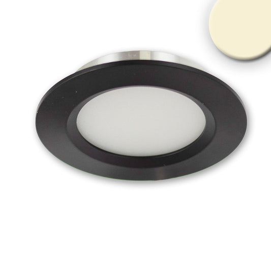 MiniAMP | Meubelinbouwspot | rond | 3000K | 3W | 24V | 120° | zwart