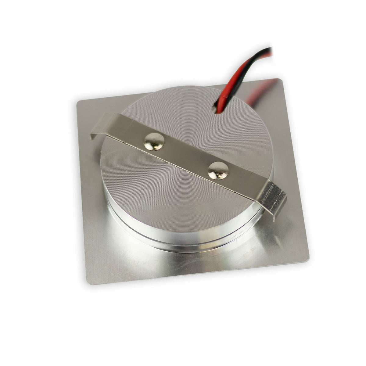 MiniAMP | Meubelinbouwspot | vierkant | 1900-4000K | 3W | 24V | 120° | geborsteld aluminium
