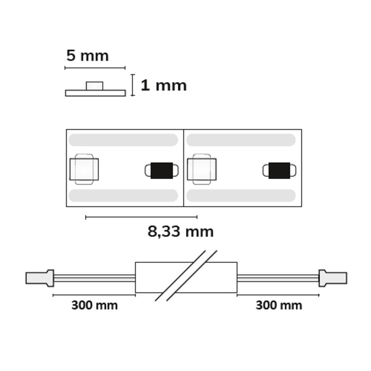 MiniAMP CRI930 | LED-strip | 5m | 3000K | 7W/m | 12V | IP20