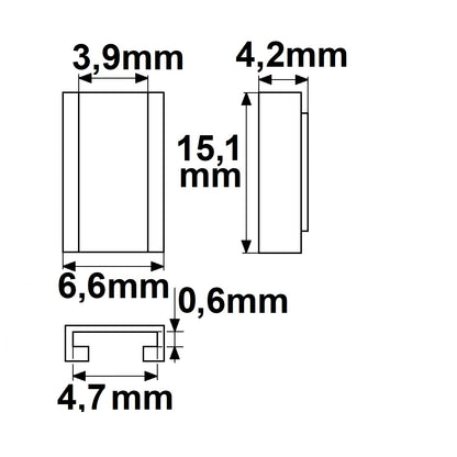 K2-25 | Connector | universeel met aansluitkabel | voor 2-polige LED-strip 5mm | max. 5A