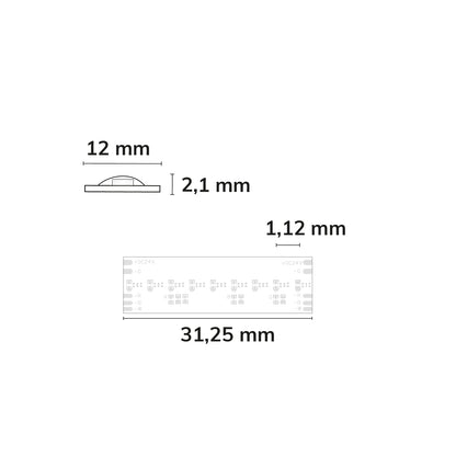 COB RGB+3000K Linear | LED-strip | 5m | 20W/m | 24V | IP20
