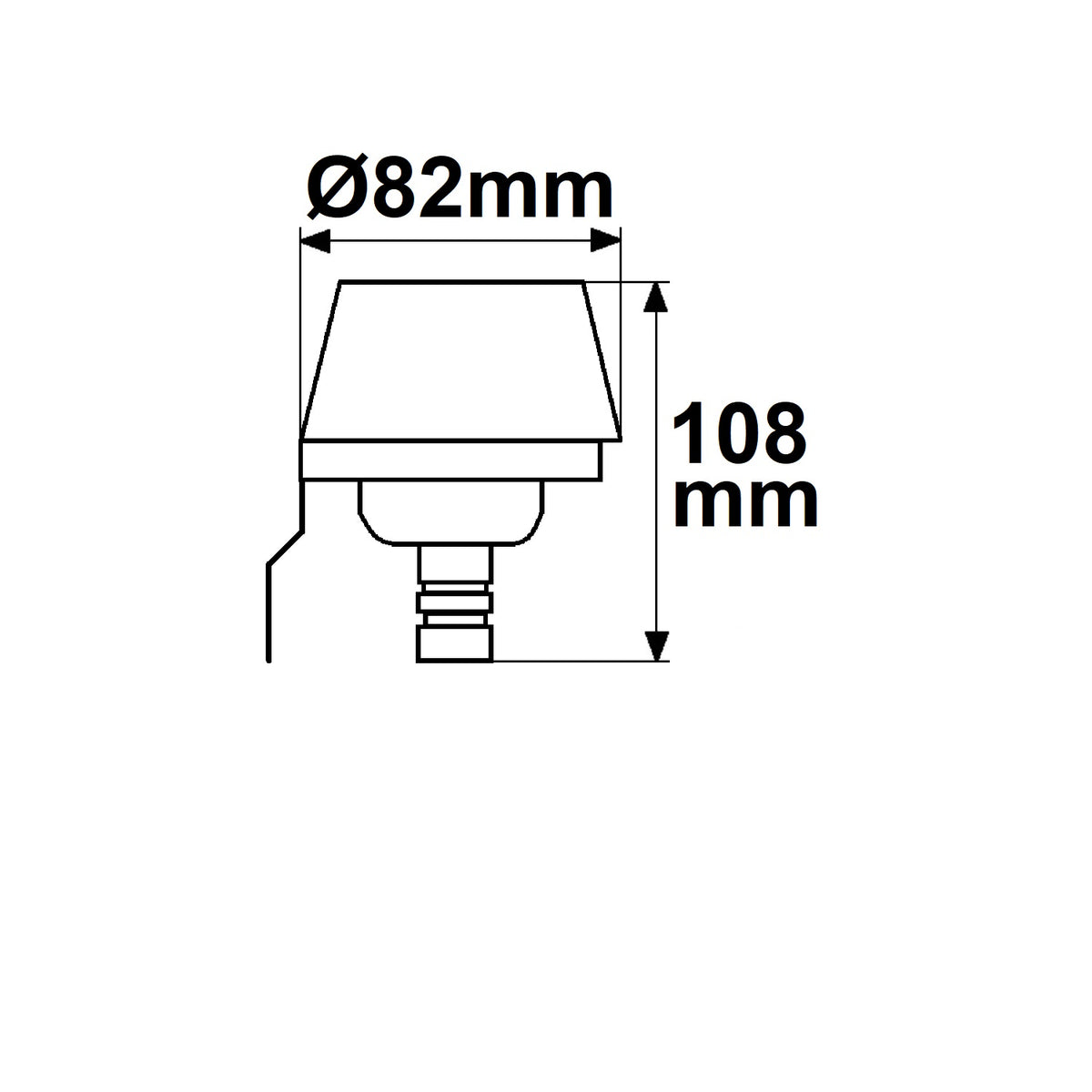 Sensor | Schemerschakelaar | 230V | 10A | 5-50lux | IP44 | losse sensor