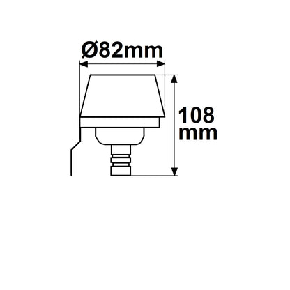 Sensor | Schemerschakelaar | 230V | 10A | 5-50lux | IP44 | losse sensor
